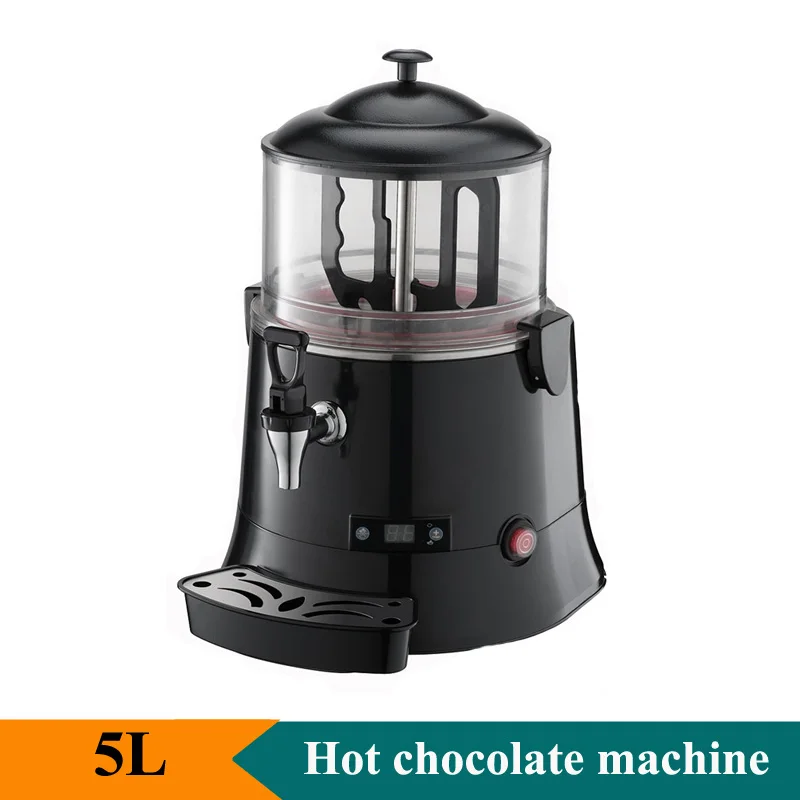 110V 220V 5L Hot Chocolate Warmer Machine Electric Hot Drink Milk Juice Mixer  Blender Coffee Milk Wine Tea Dispenser Machine - AliExpress