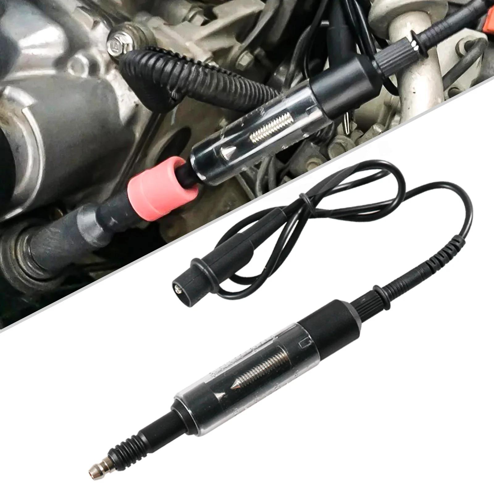 

New Adjustable Car Spark Range Test Spark Plugs Tester Wires Coils Diagnostic Tool Coil Ignition System Tester Repair Tool