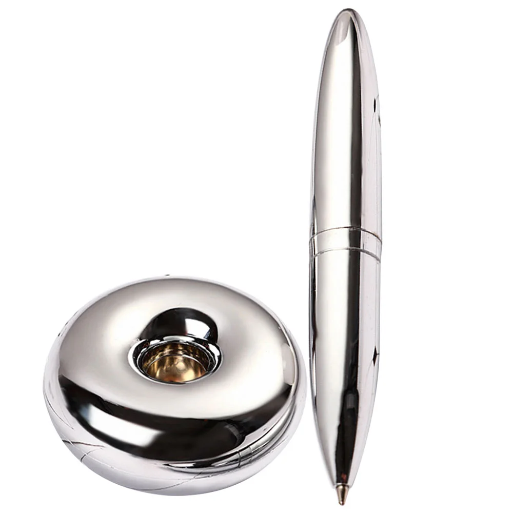 하츠케이프 타로 영어 오라클 카드 세트, 운명 타로 덱, 가족 파티용 엔터테인먼트, 점술 보드 게임 11 마그네틱 부상 볼펜, 쓰기 펜, 마그네틱 베이스, 사무실 플로팅 볼펜, 남성용 데스크 액세서리