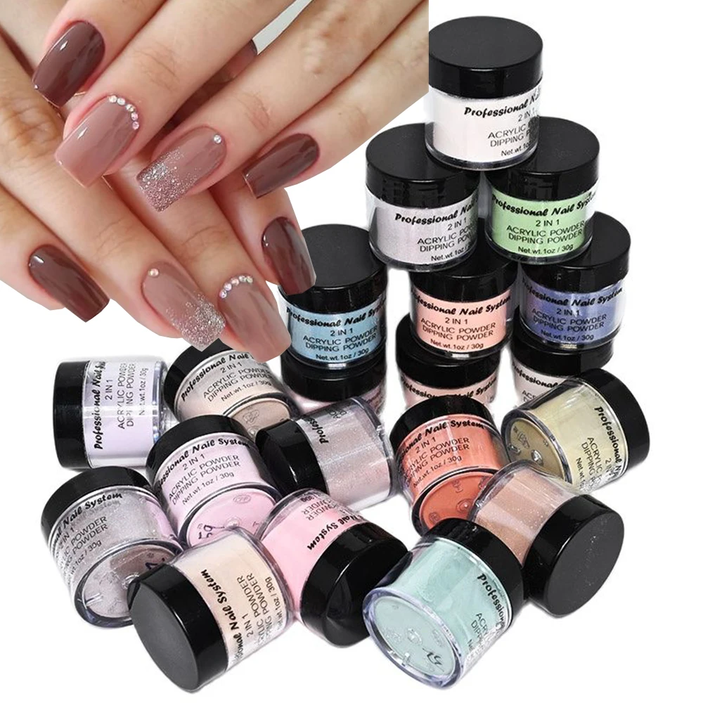 28g/1oz Acrylic Powder Light Color Carving Nail Polymer Tip Extension