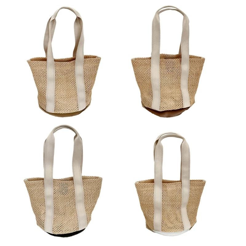 

Versatile Women Hollow Out Tote Bag Handbag for Daily Use Outdoor Activities