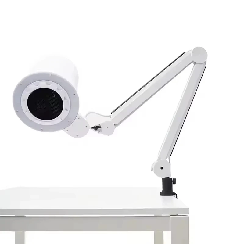 Nail dust collector for beauty salon, shadowless lamp, Oem, 4blanc professional customer, two-in-one 2