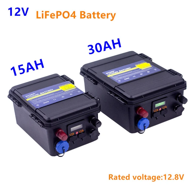 LiFePO4 12V 30Ah Lithium-Eisen-Phosphat-Batterie