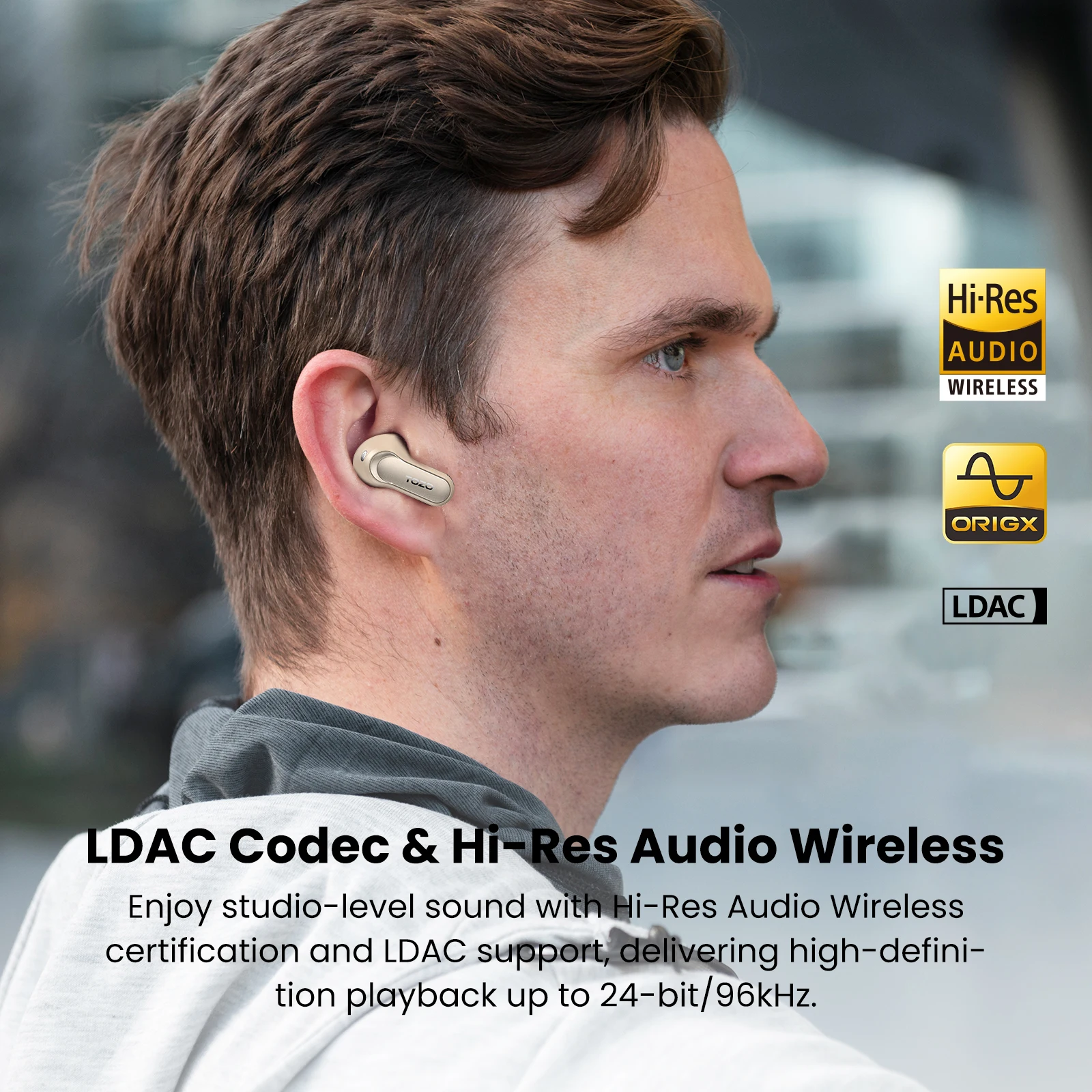 Enhanced True Wireless Earbuds with Smart Touch Control, Hi-Res Audio, & Active Noise Cancelling