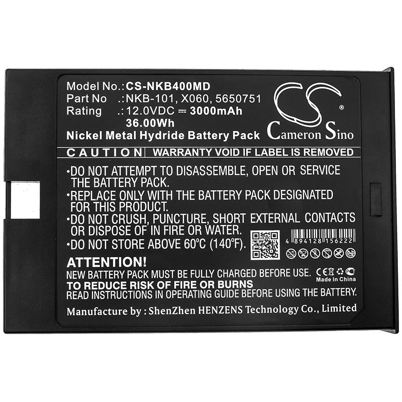 

Medical Battery For Nihon Kohden 5650751 NKB-101 NKB-101V NKB-102VK X060 BSM-4000 5100 4100 5105K Defibrillator TEC8250