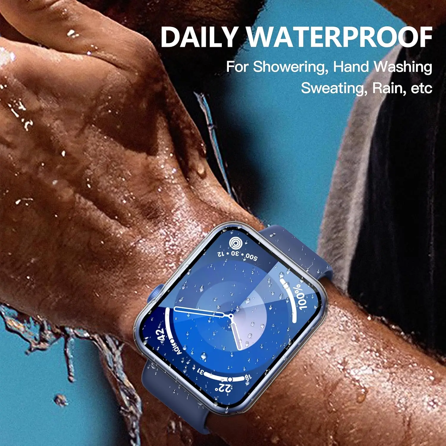 Waterproof Hard Case with Tempered Glass Screen Protector