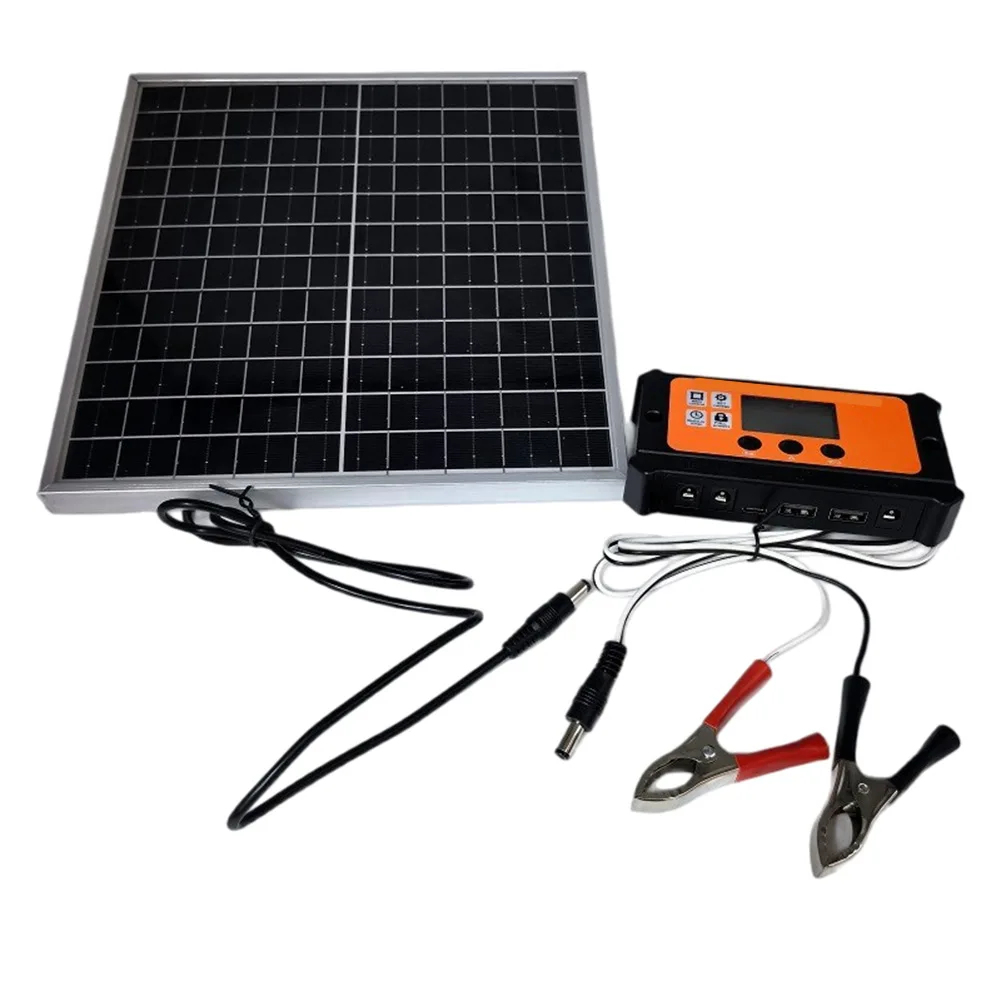 DC 퀵 커넥터가 있는 12W 방수 태양광 패널 IP65 방수 등급 235×225mm의 광전지 발전 장치