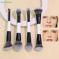 ★★★Double-ended Foundation Brush,Loose Powder, Blush Brush,Highlighter Brush,Beauty Tool,Contour Brush 3