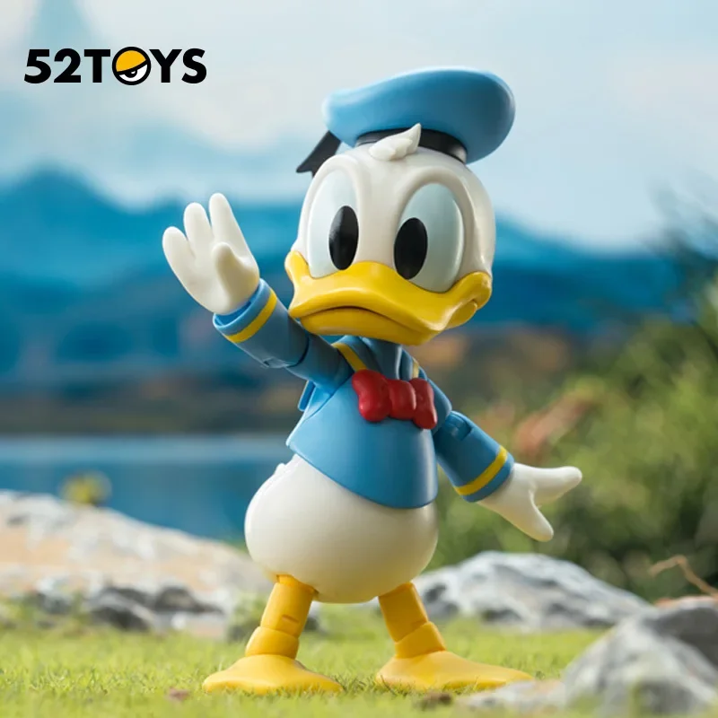 

Anime Kawaii Figure Disney Mickey And Friends Joint Mobile Doll Donald Duck Handmade Pvc Model Cute Doll Surprise Gift