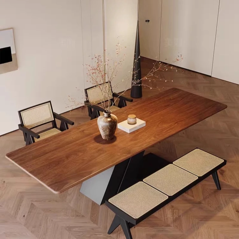 Asthetic Designer Executive Desk Wood Modern Chair Office Computer Table Writing Black Conference Escritorio Home Office