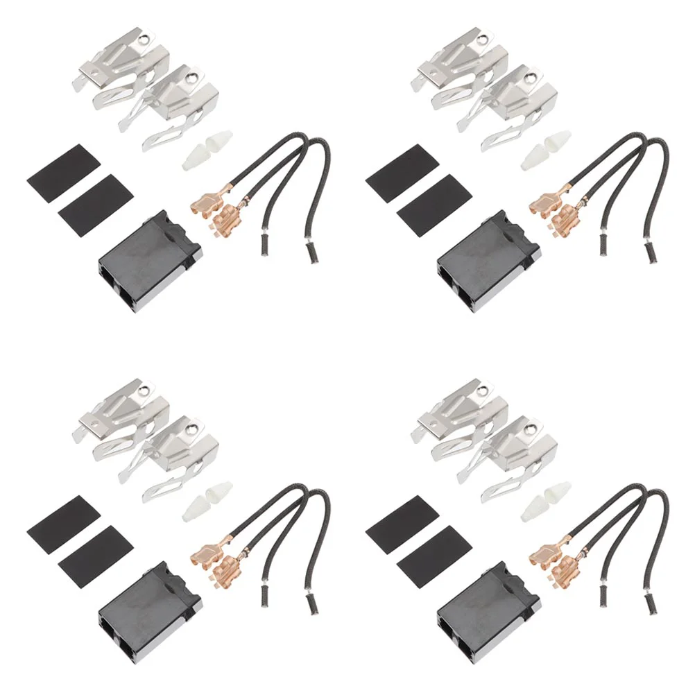 

2/4 Sets Multifunctional Range Receptacle Burner Kit Universal Range Stove Elements Plug Block For Electric Stove Oven Surface