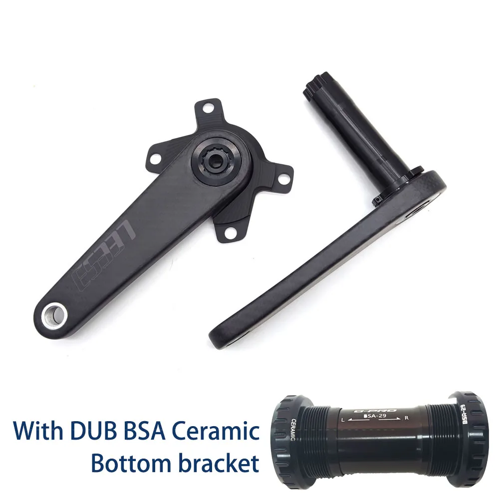 LEESE Road Full Carbon Crankset Superlight Bicycle Cranks DUB 29MM