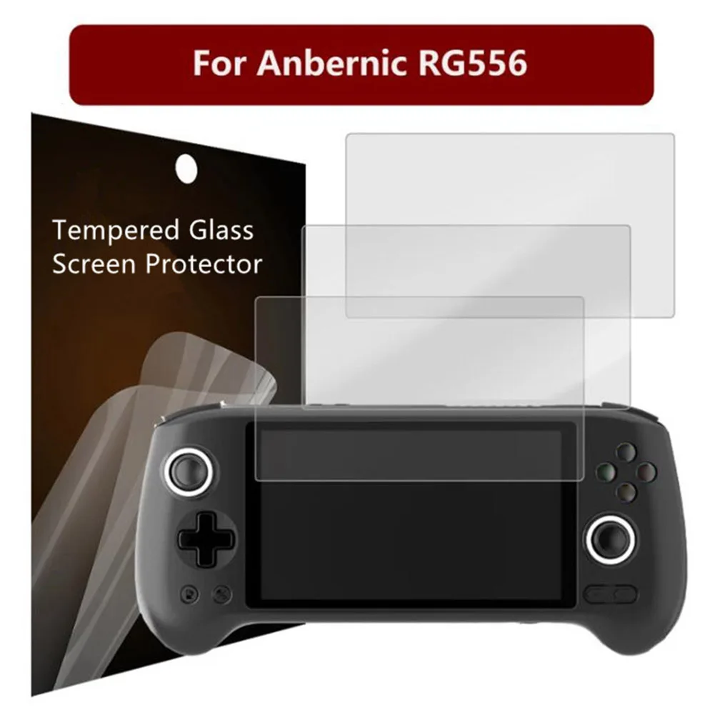 1PC Screen Protector For RG556 9H HD Tempered Glass Anti-Scratch Protective Film Screen Cover Films Gaming Accessories