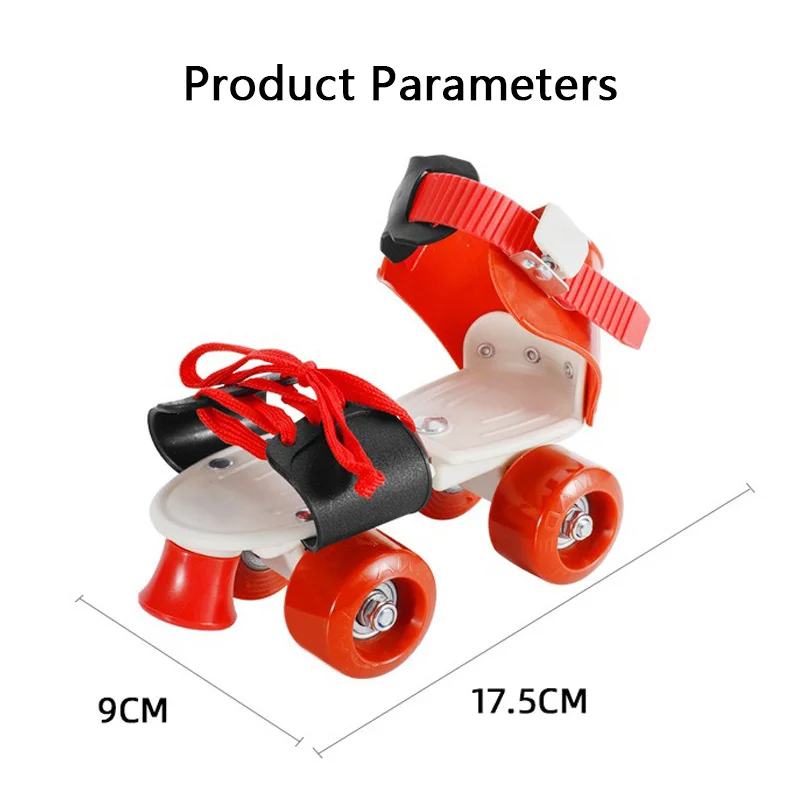 Kids Roller Skates Men Women Roller Skates Double Row Four Wheels Indoor Outdoor Boys Girls Adjustable Training Shoes roller skating wheels roller skating shoes set