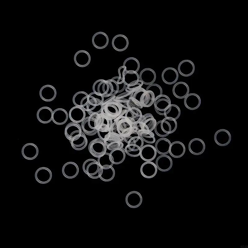 120Pcs Clear Rubber O-Ring Switch Dampeners Keycap Transparent for Cherry MX for Key Switch Keyboards Dampers