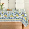 Classical Iris Pattern Lemon Rectangle Waterproof Tablecloth Party Decor Washable Kitchen Dining Tablecloth Wedding Decorations 1