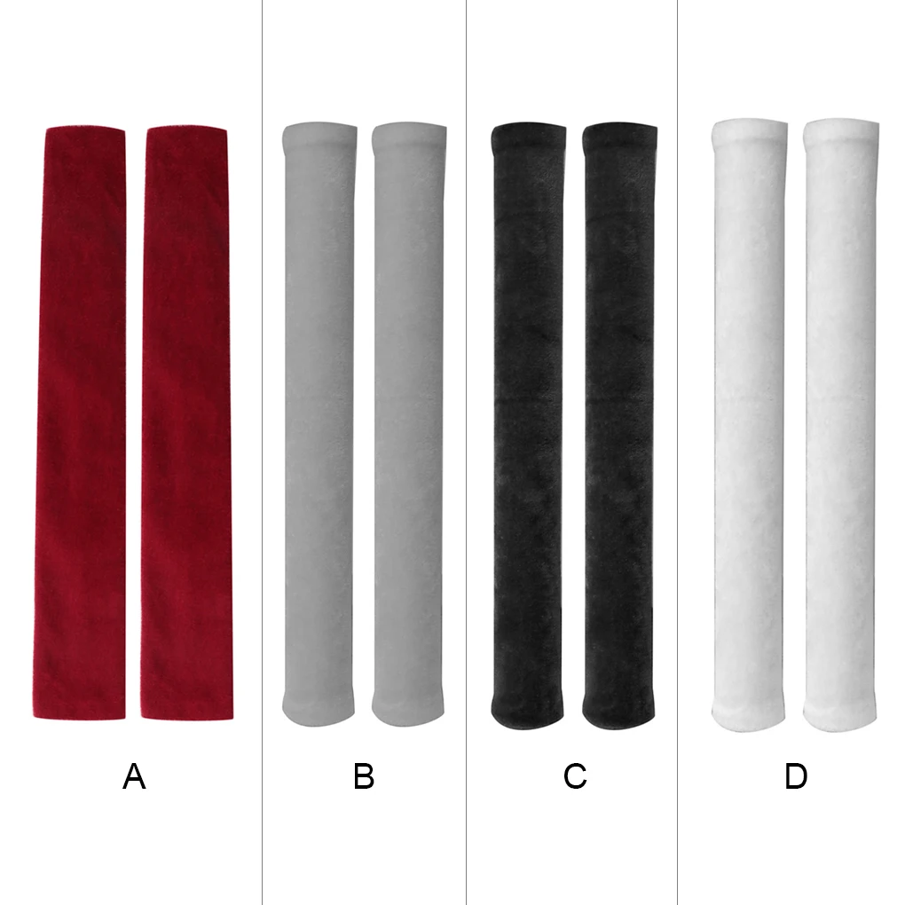 

Pack of 2 Refrigerator Door Handle Cover Kitchen Appliance Microwave Oven Fingerprint Protector Gloves for Household Wine Red