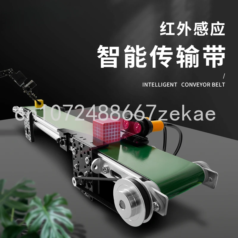 

Small Conveyor Belt Conveyor Robotic Arm Assembly Line Conveyor Belt Control Simulation Stepper Motor