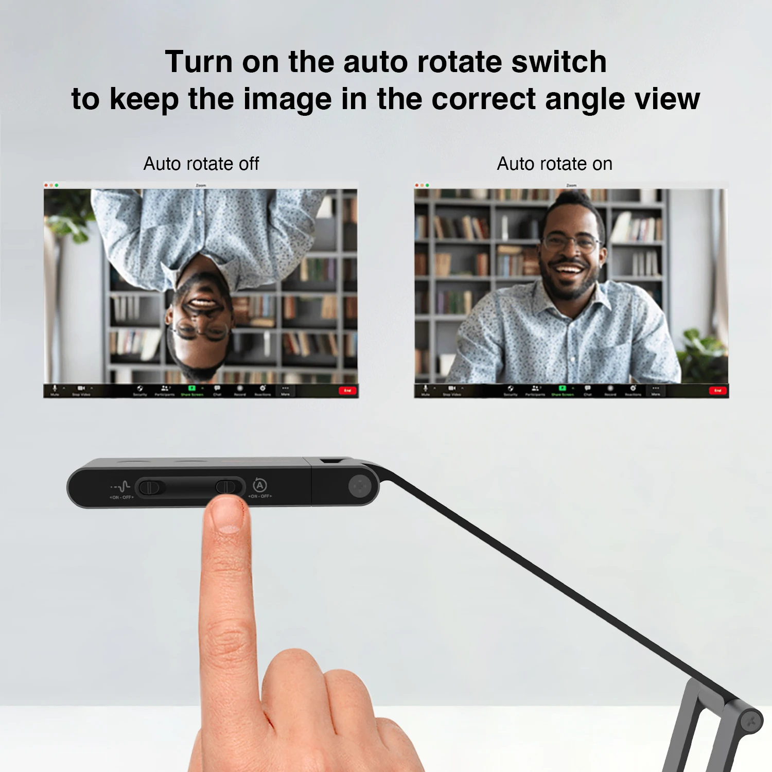 4K Ultra HD Document Camera with AI Noise Reduction