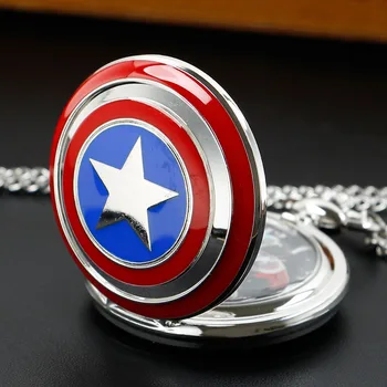 Creative Design Men Women Quartz Pocket Watch with Necklace Chain Gift to Kid Full Hunter Clock