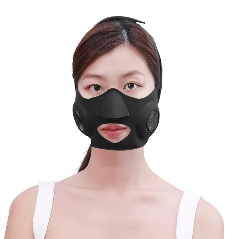 NEW V-shaped Chin Lifting Tighten Electric Facial Mask EMS Microcurrent Vibration Anti Wrinkle Skin Care Face Massage Instrument