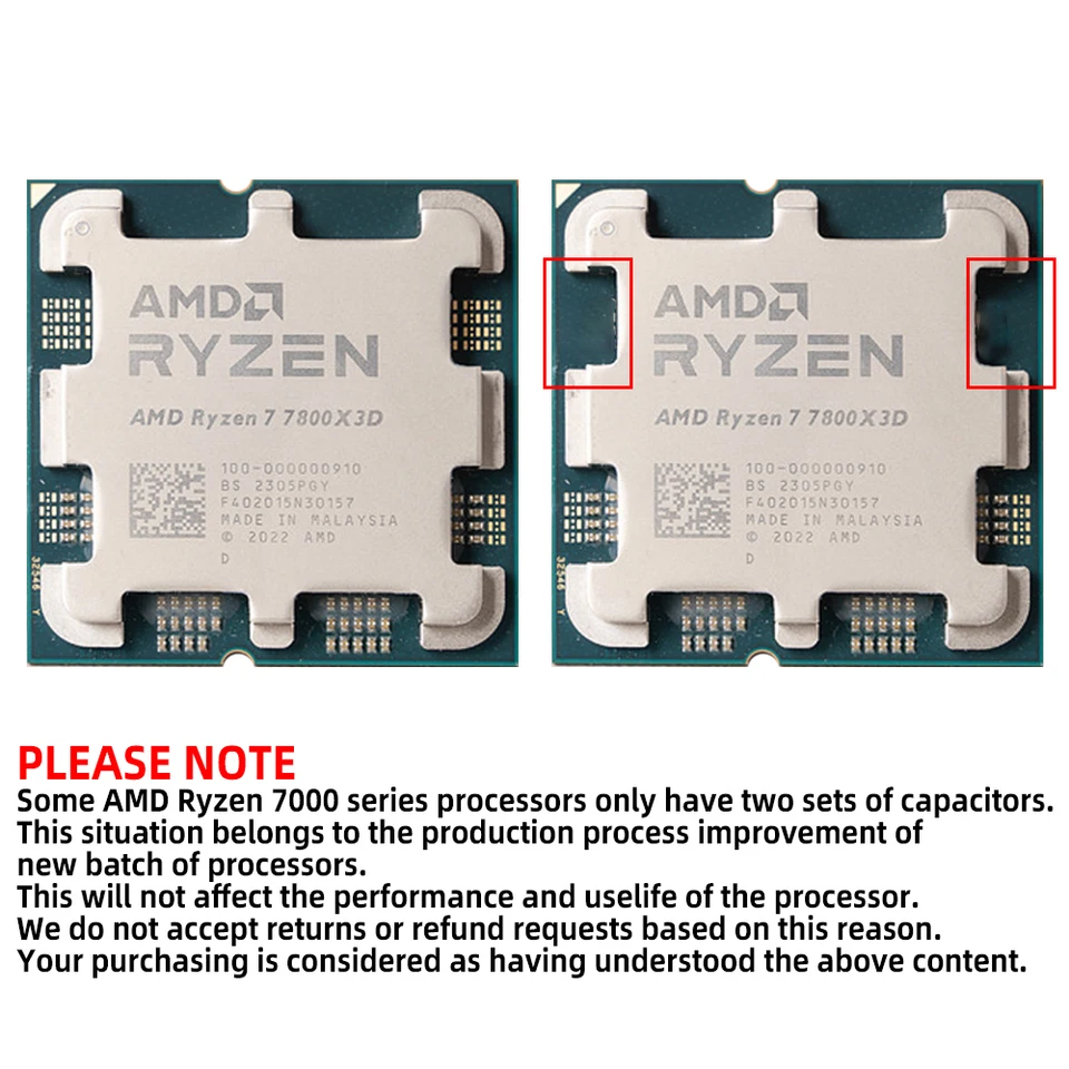 AMD Ryzen 5 7400F New R5 7400F 3.7GHz 5NM L3=32M 100