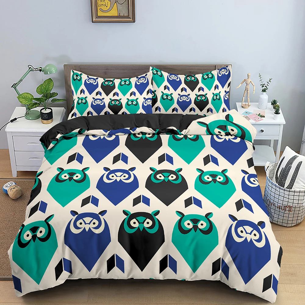 Green Ghost Halloween Bed Set