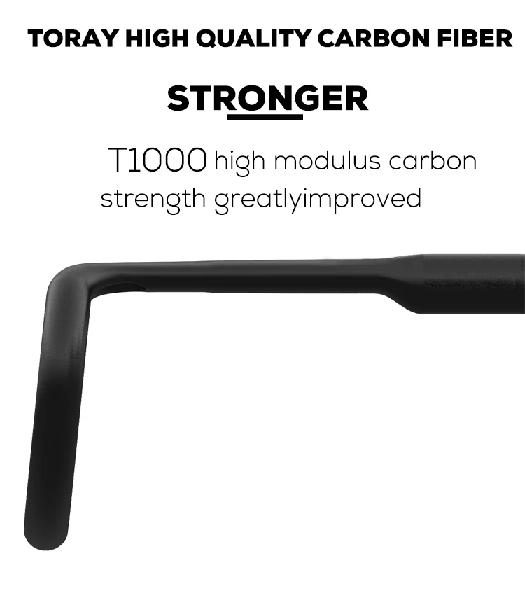ULLICYC AERO und leichter Straßenlenker 360 mm/380 mm/400 mm/420 mm matt, vollständig integrierte Kabel, Fahrrad-Kies-Lenker, T1000 – Detail 7