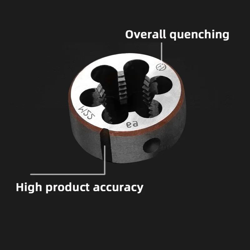 SIQICNC Right Hand Thread Die 1pcsM1 M2 M3 M4 M5 M6 M7 M8 M9 M10 M11 M12 M13 M14 M15 M16 Metal Thread Tool Metric Die thread die