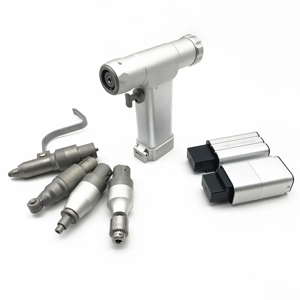 Multifunction Bone Drill One Handpiece with four Attachments Cannulated drill Saggital Saw for Veterinary Orthopedic orthopedic saw