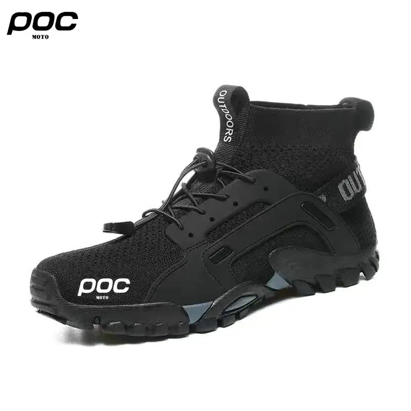 Moto POC Cycling Camouflage Men's Motocross Shoes Mtb Bike Breathable Non-Slip Sneakers Bicycle Wading on Foot Quick Dry Shoes