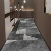 Modern Home Long Corridor Carpet Non-slip Stairway Rug Hotel Lobby Passageway Runner Customizable Washable Room Decor Floor Mats 2