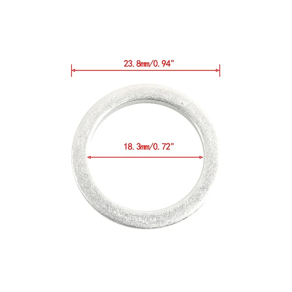 Toyota Runner Avalon Camry Transmission Case Plug Gasket Automotive Oil Drain Plug Seal Gasket 100-25PCS OE:9043018008