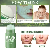 Green Tea Mask Face Clean Stick Moisturizing Deep Cleansing Remove Pores Blackhead Facial Mask Oil Control Cosmetics Makeup 2