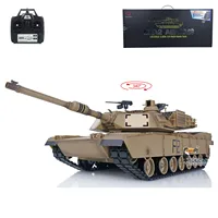 1/16 Heng Long HL RTR RC Tank 3918 7.0 M1A2 Abrams Modified Radio Control Hatch Remote Control Military Car Toys Gifts 1