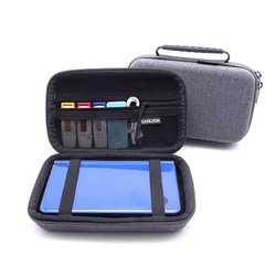 Compact Handheld Game Console with Protective Case and Accessories (GRAY)