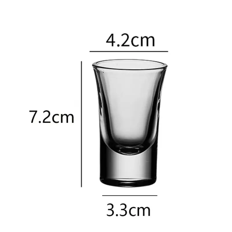 Shot Glass 30ml Rocks Glasses Tumblers Glassware for Cocktail Scotch Water Dispenser Drinkware Wine Glasses 2pcs Sets wine glass spirits cup drinking glasses
