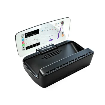 Proiettore GPS Head-Up Display per Auto con Tachimetro, CarPlay Wireless, Android Auto, Diagnostica e Avvisi di Velocità