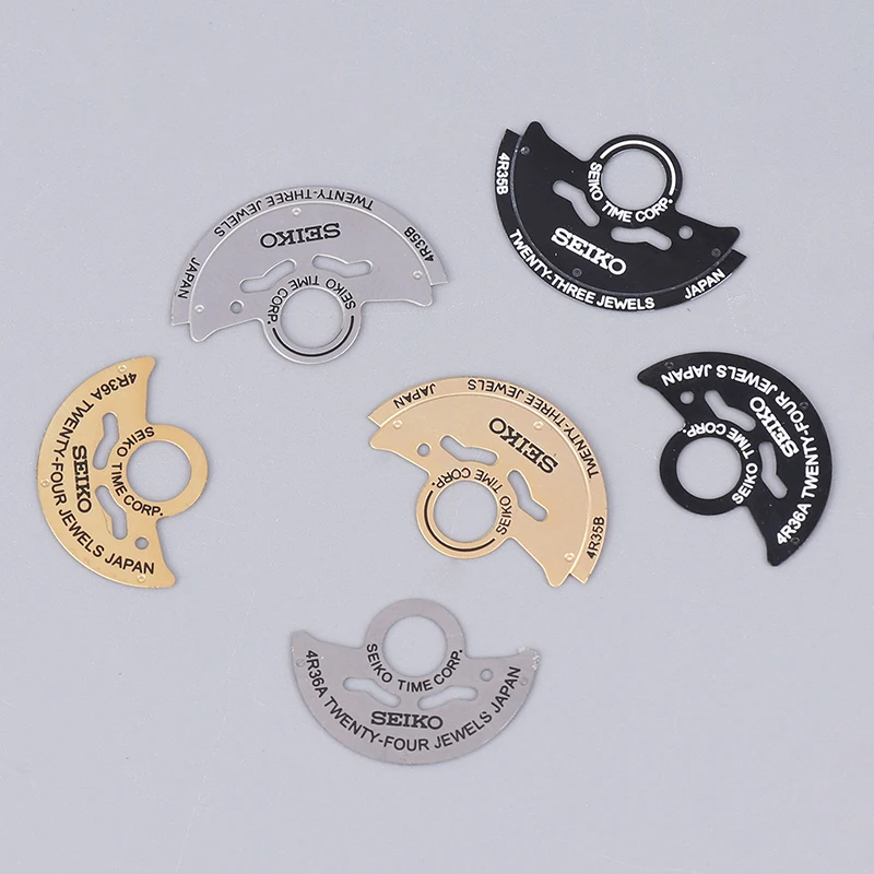 NH35 Movement Watch Movement Parts NH35 To 4R35B Rotor To 4R36A Automatic Hammer Patch Metal Sheet Lettering Rotor watch movement parts