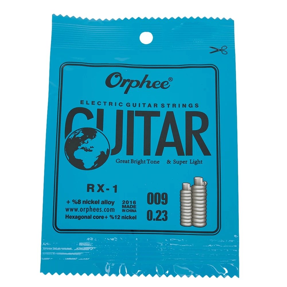 10 Stück einzelne Gitarrensaiten als Ersatz für E-Gitarre, 1., 2., 3. E-Saite (.009), Nickellegierung, superleichte Saiten – Detail 15