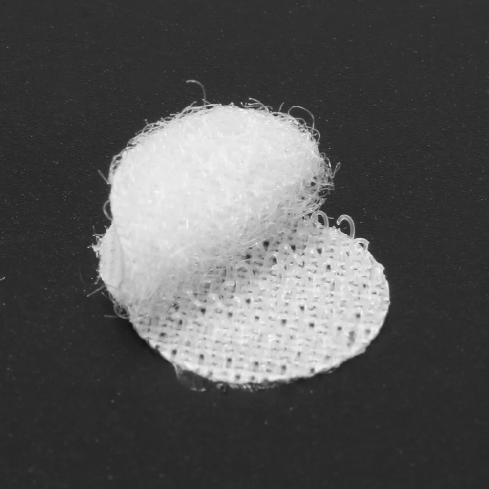 1000 Pairs Double-sided Adhesive Fastener Tape Hooks Disks Nylon Stickers Strong Self Disks Dot Curtain Sewing Tools