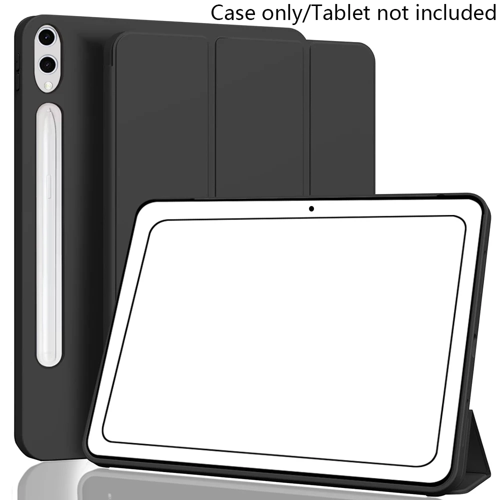 Premium Trifold Stand Flip Case with Soft TPU Back & Auto Wake/Sleep Feature