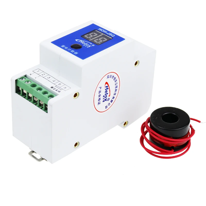 Digital Surge Lightning Lightning Strike Counter Installazione Su Guida Din Del Contatore Parafulmine Intelligente 220Vac Spd