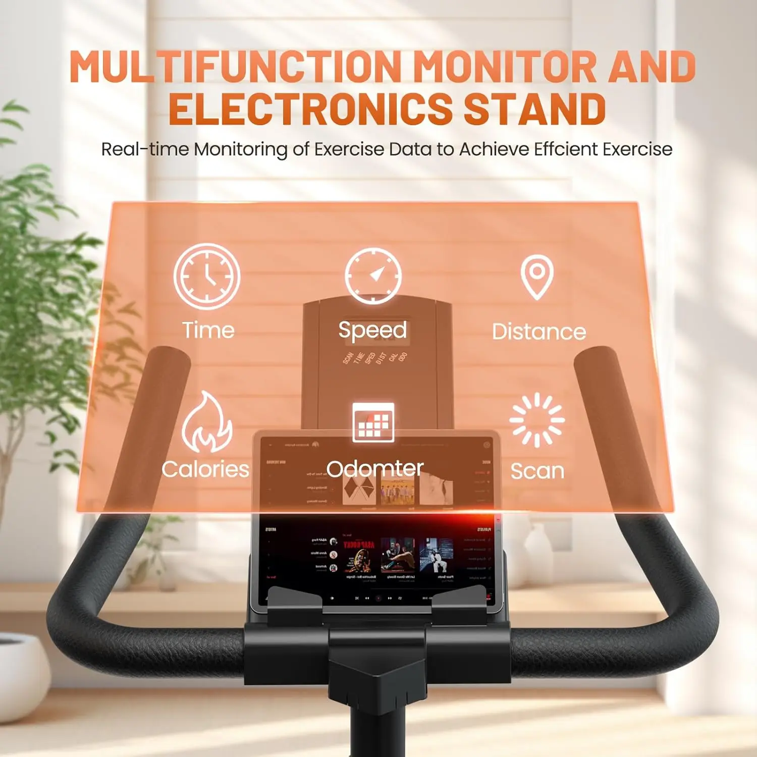 Bike, Stationary Bikes for Home Gym,Workout Bike With Belt Drive,Indoor Cycling Bike With Digital Display & Comfortable