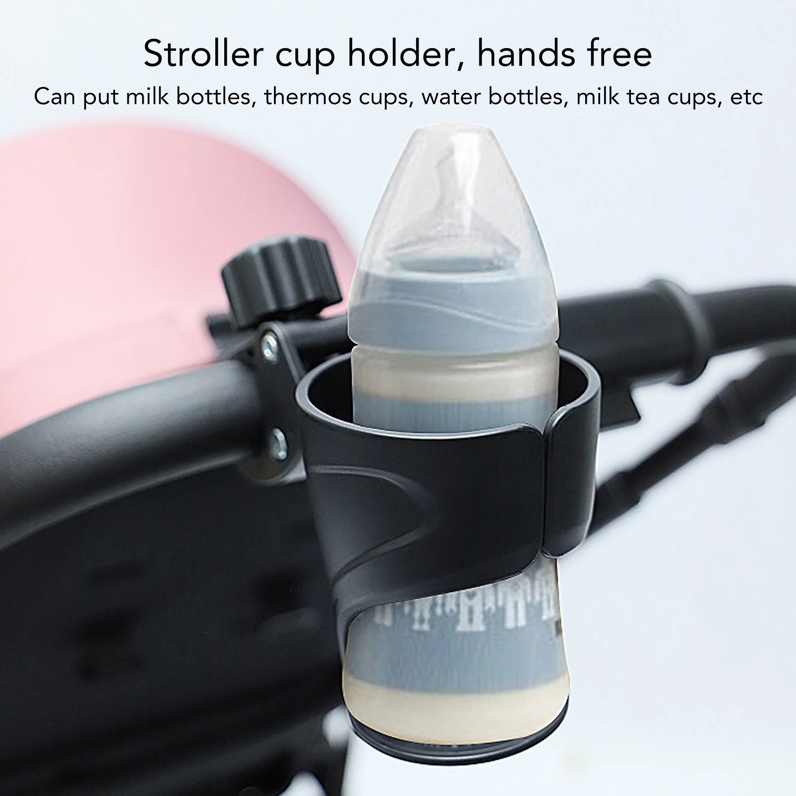 Baby Stroller Cup Holder Children Bicycle Bottle Rack Infant Feeding Bottle Beverage Cup Universal Holder Stroller Accessory
