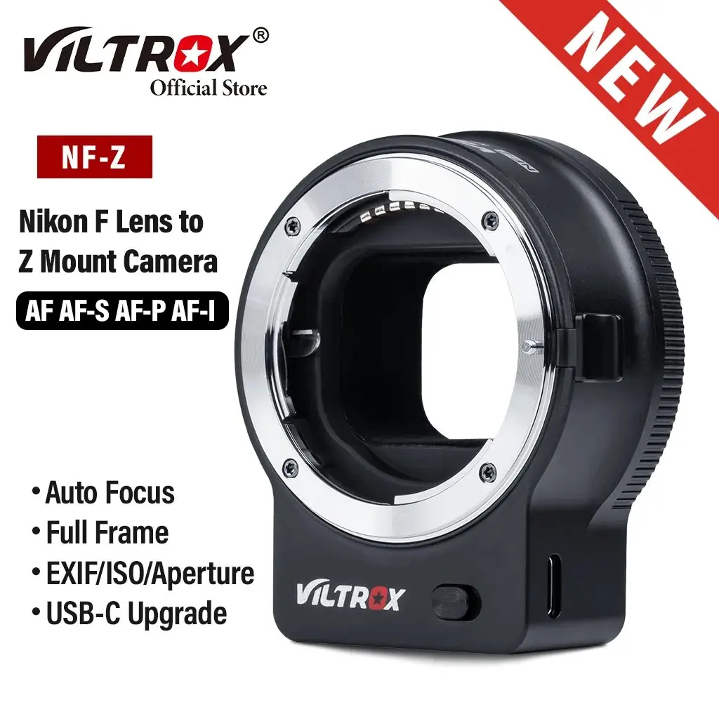 Viltrox Nf-Z Nikkor F Lens To Nikon Z Adattatore Per Montaggio Fotocamera Messa A Fuoco Automatica Adattatore Per Obiettivo Full Frame Per Nikon Z9 Z6