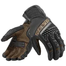 Motorcycle Revit Sand 3 Trails Adventure Touring Vented Short Gloves Motorbike Gants Motocross