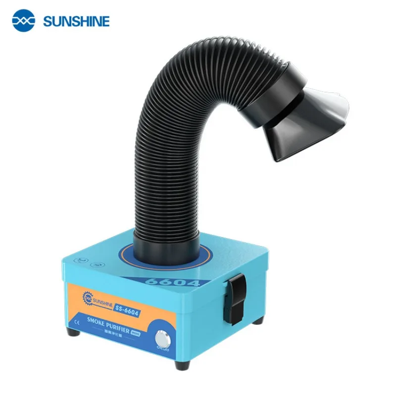 

SUNSHINE SS-6604 Solder Smoke Purifier Powerful Efficient Purification 3 Layer Filter Dust Purification System for Phone Repair