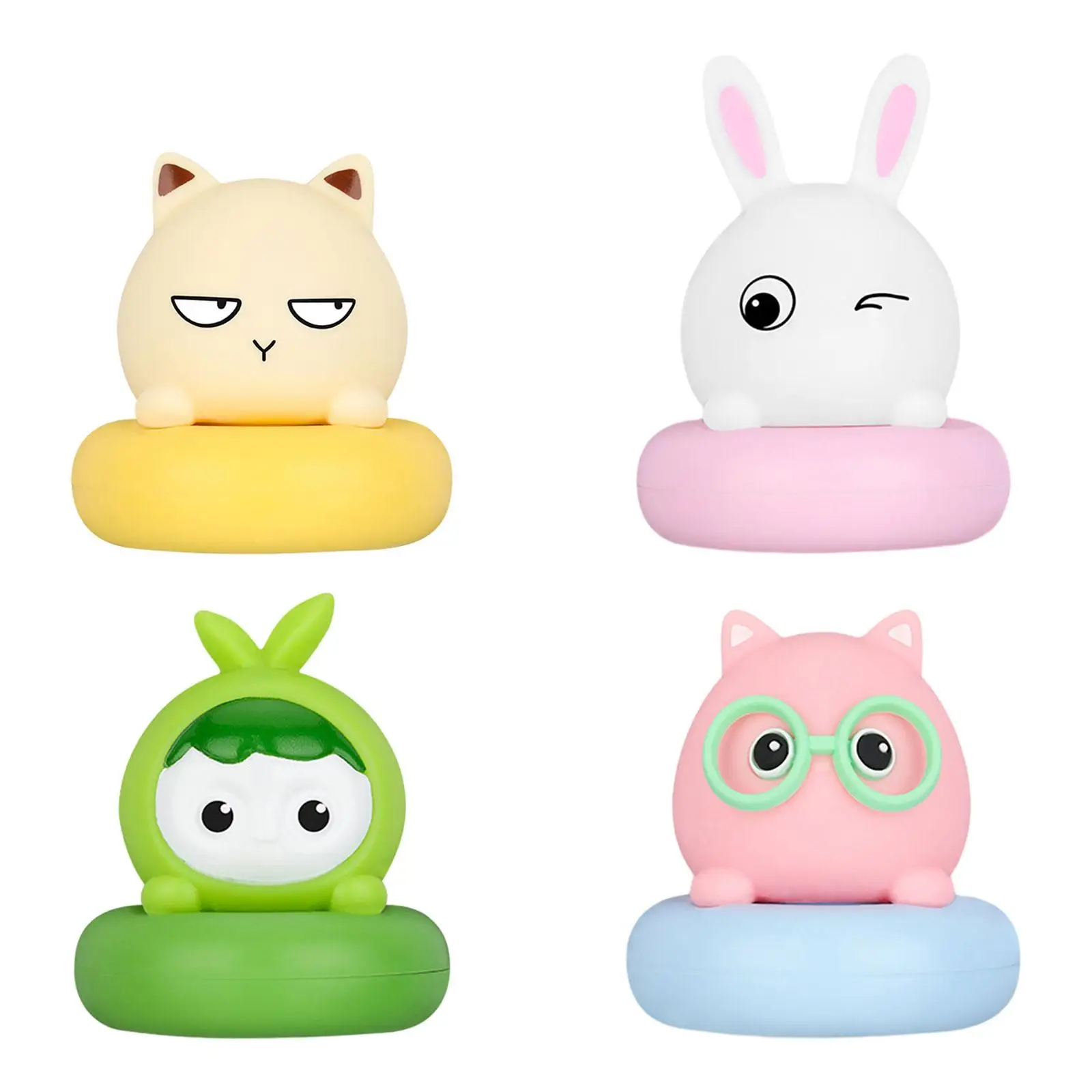 

Kids Tap Night Light Glowing Lamp Children Gift Home Decor Pat Light Ambient Light Cute Desk Lamp Rechargeable Pat Light