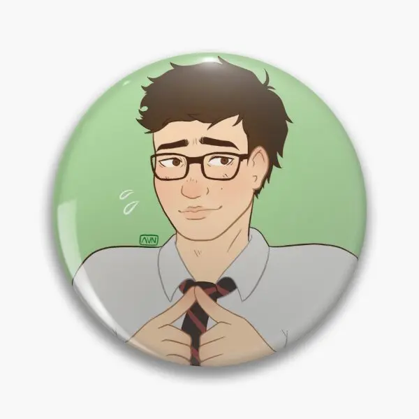 

Мягкая булавка на пуговицу для портрета яркого поля Dwight, декоративная брошь, забавная мультяшная модная булавка на лацкан для одежды, креативный женский воротник для влюбленных